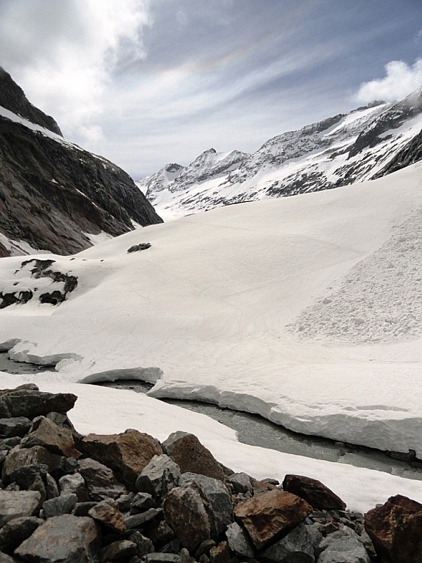 Dômes de Miage : Début du glacier de Tré la Tête