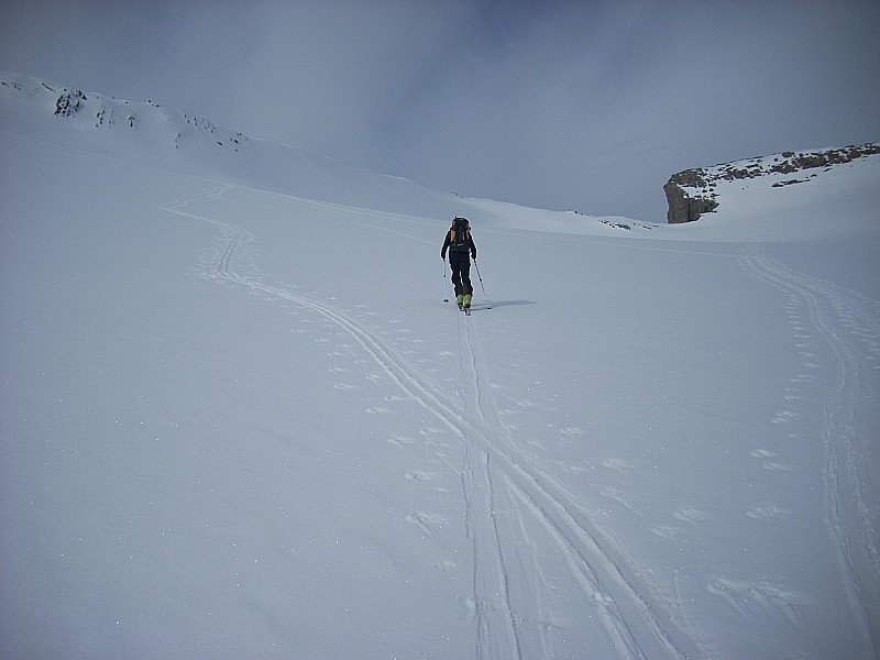 #9 Sur le Glacier Lombard : Méchamment rempli... mais où est donc SA crevasse?? Sur le Glacier Lombard : Méchamment rempli... mais où est donc SA crevasse??
