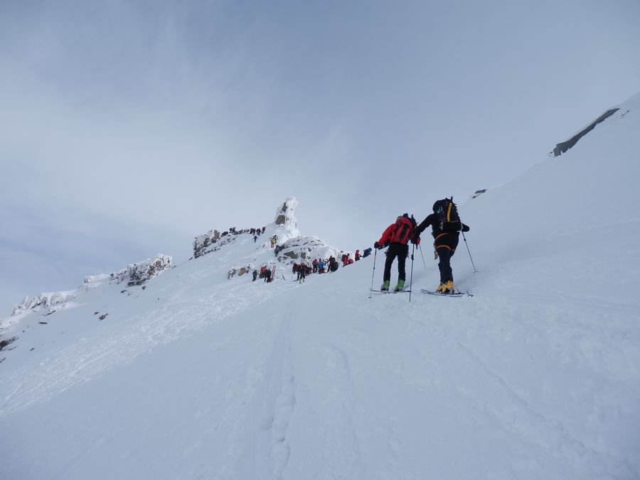 #9 Arrivée au sommet : Pas encore bouché vers 9h Arrivée au sommet : Pas encore bouché vers 9h