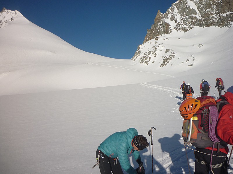 Natnco raid Suisse : J4. la route est tracée vers l'Allalinpass