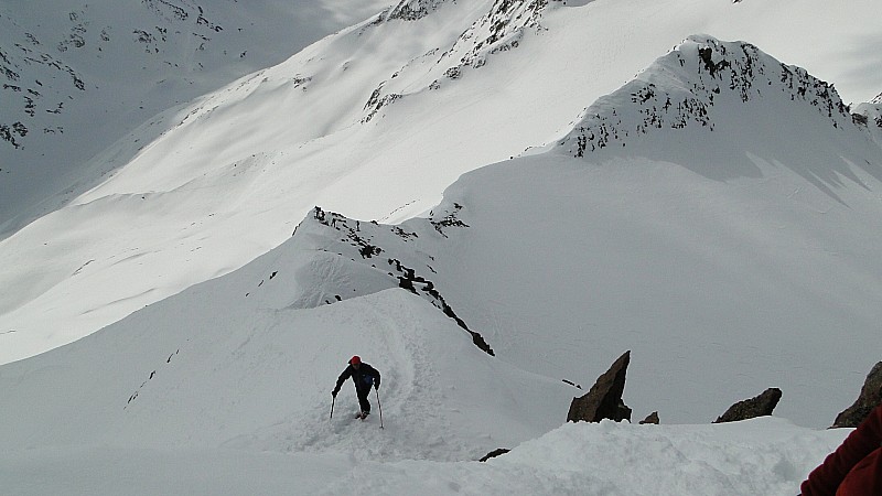 #11 Ötztal 2013 : L Ötztal 2013 : L'arête finale du Saykogel. Elle passe très bien.
