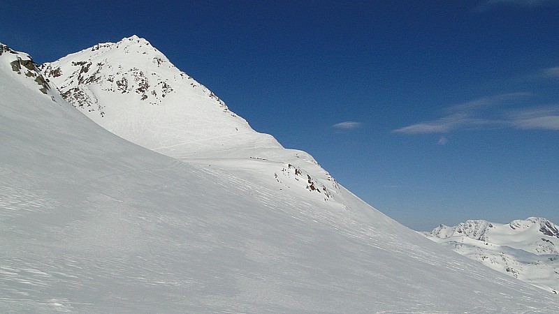 #8 Ötztal 2013 : Au col Hauslabjoch, vue sur le Fineilspitze. Ötztal 2013 : Au col Hauslabjoch, vue sur le Fineilspitze.