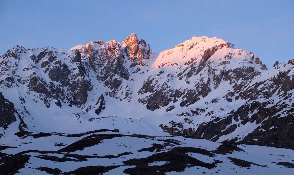 Le Grand Galibier s'éclaire