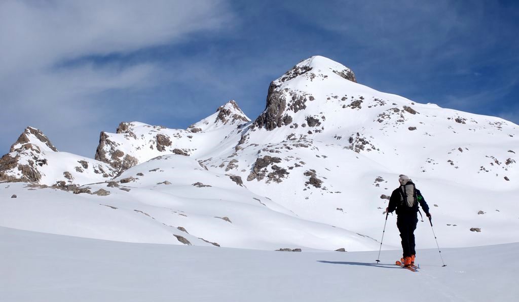 Au niveau du col Termier : en vue du Grand Galibier Est et Ouest