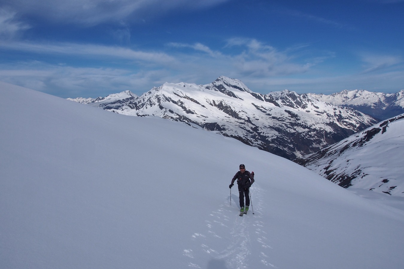 #7 Sébastien : Sur fond de Sache et Mont Pourri. Sébastien : Sur fond de Sache et Mont Pourri.