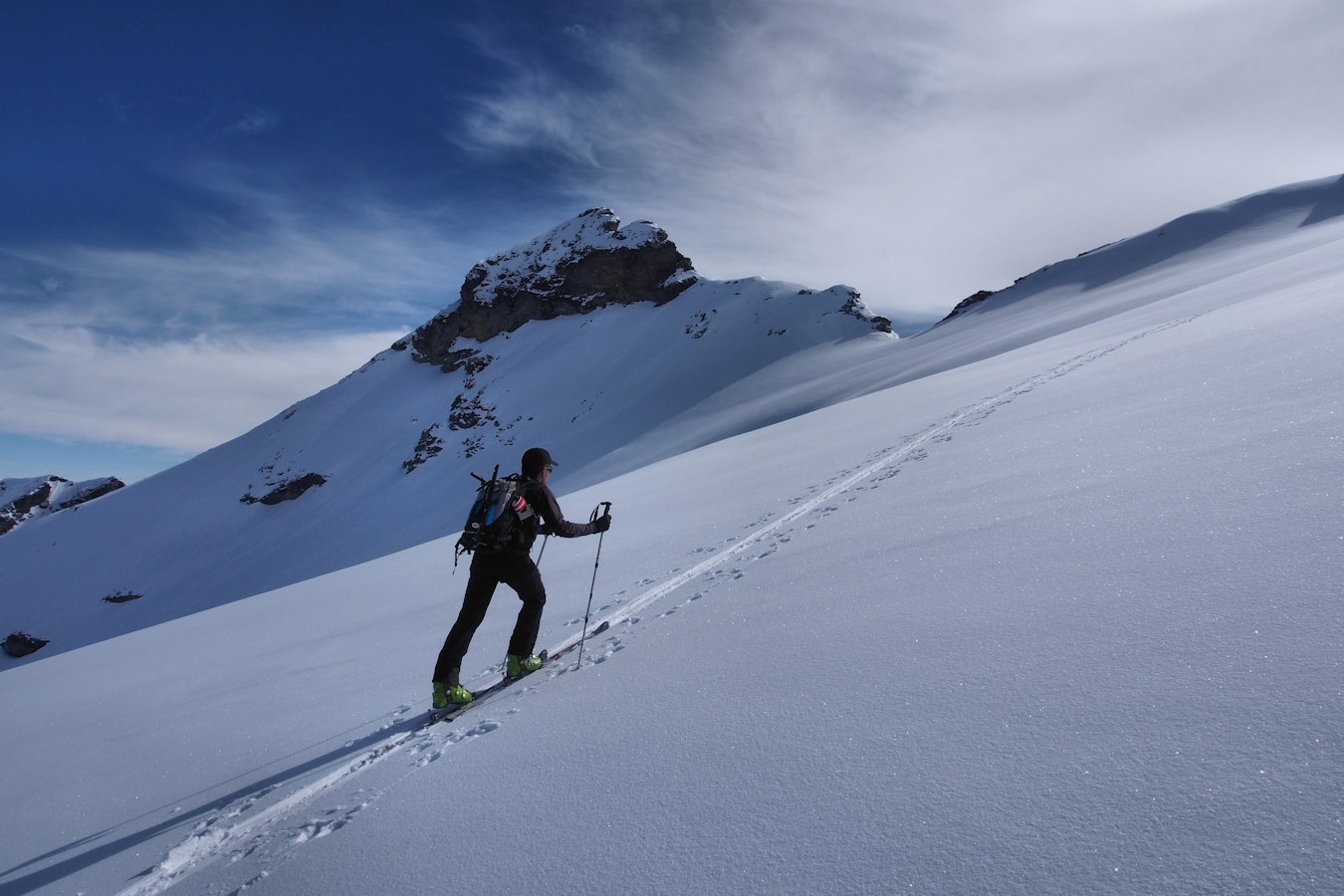 #9 Neige superbe : La descente promet d Neige superbe : La descente promet d'être bonne.
