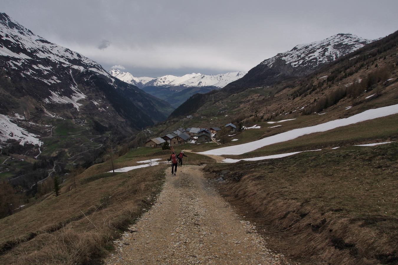 #26 Sur le chemin du retour : Au dessus du village de Nantcruet. Sur le chemin du retour : Au dessus du village de Nantcruet.