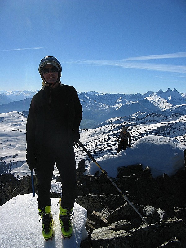 #8 Sommet de l Sommet de l'Aiguille d'olle : Une aiguille devant trois autres