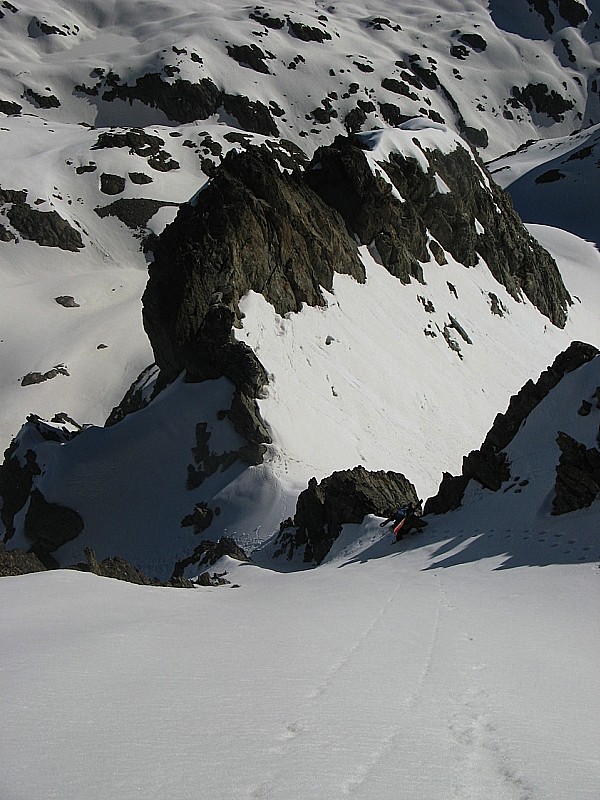 #6 Brèche du chien : En montant vers l Brèche du chien : En montant vers l'aiguille d'olle