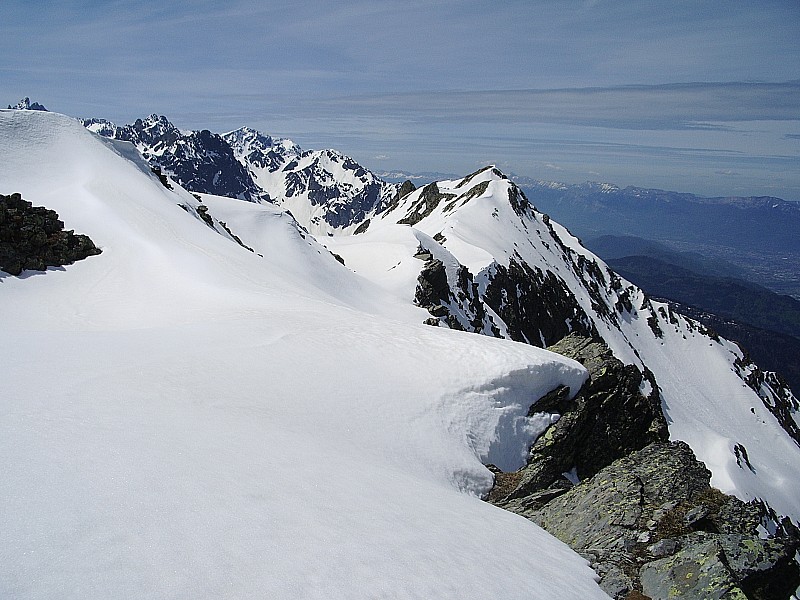 #5 Arrivée sur l Arrivée sur l'arête : Juste sous le sommet