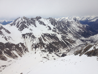 #4 vue depuis le sommet : Vue du sommet vers la vallée et Pralognan vue depuis le sommet : Vue du sommet vers la vallée et Pralognan