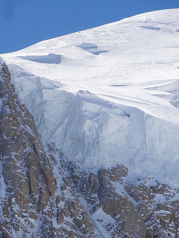 sérac : idée de la taille du Sérac en face Nord!!