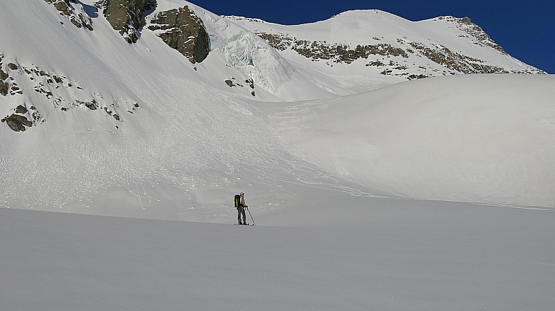#14 Traversée Carro-Albaron : J3: la montée tranquille vers l Traversée Carro-Albaron : J3: la montée tranquille vers l'Albaron et le passage sous les séracs