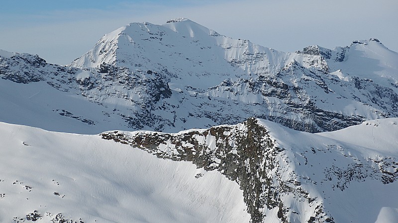 #5 Traversée Carro-Albaron : Depuis le col des Pariotes: zoom sur la grande Ciamarella (skiée ce même jour) Traversée Carro-Albaron : Depuis le col des Pariotes: zoom sur la grande Ciamarella (skiée ce même jour)