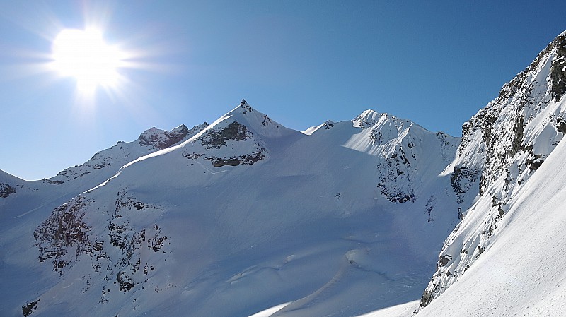 #15 Traversée Carro-Albaron : J3: petite Ciamarella, vue de profil Traversée Carro-Albaron : J3: petite Ciamarella, vue de profil