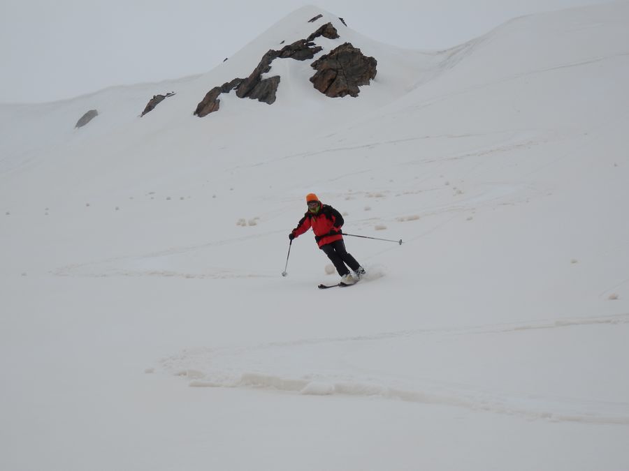 Didier fait des boules... : Bon ski mais neige bien lourde