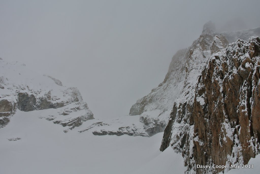 Vendredi matin, aucun régel, neige encore pourri donc demi tour.