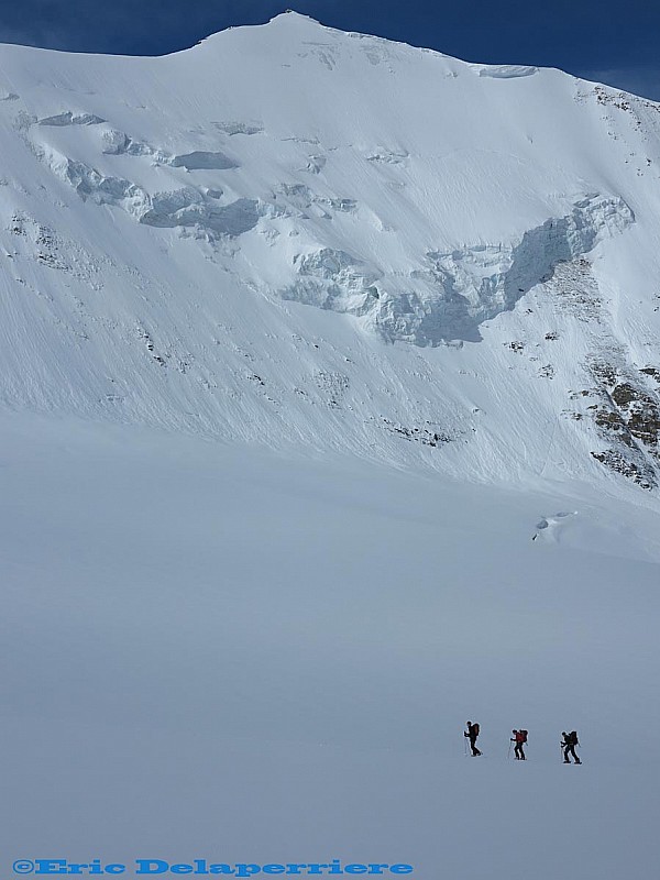#2 Montée au Brunneghorn : Au pied du Bishorn. Montée au Brunneghorn : Au pied du Bishorn.
