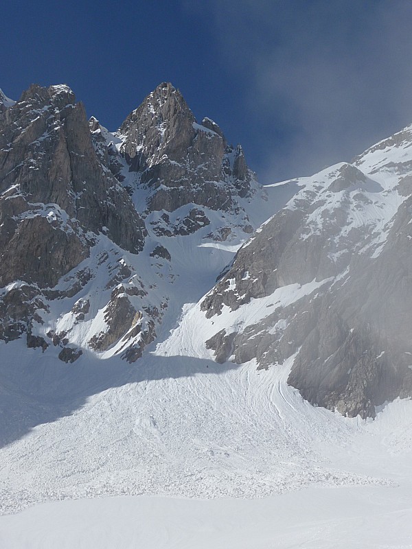 #7 Le couloir de la Clapière : Et sa fin ..... complètement ravagée! Le couloir de la Clapière : Et sa fin ..... complètement ravagée!
