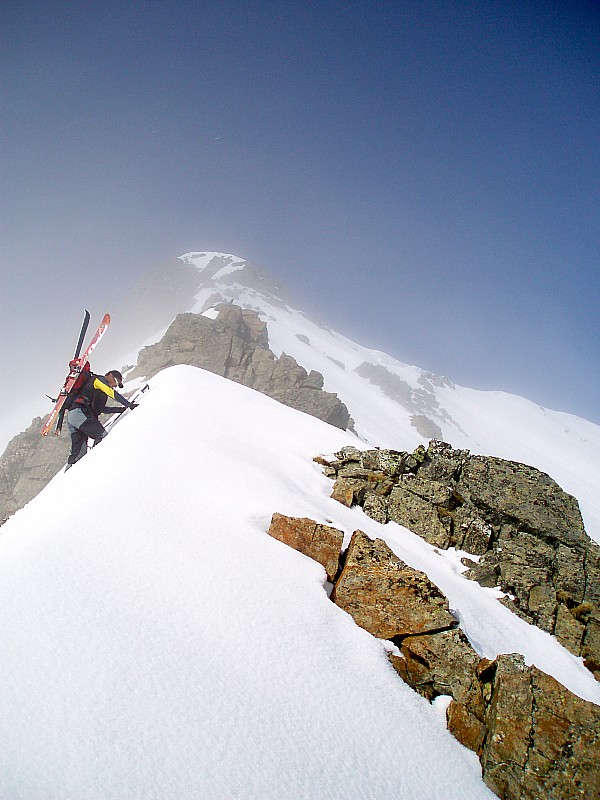 #6 Combeousse : On stoppera sur l Combeousse : On stoppera sur l'arête.