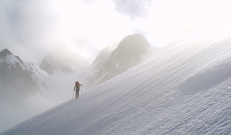 #1 Col du Gleysin : Petite trouée dans un océan de blanc... Col du Gleysin : Petite trouée dans un océan de blanc...