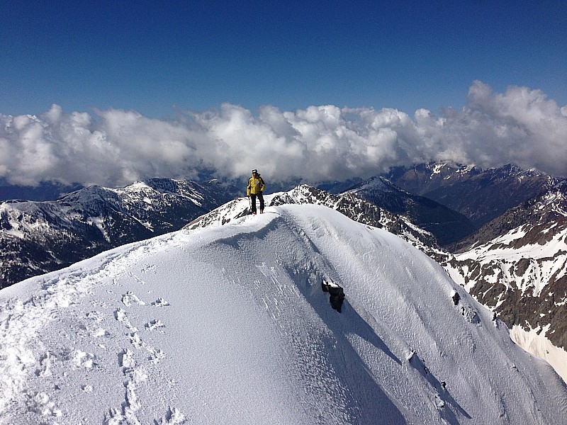 #3 Sommet du Gélas : Eric à 3143m ! Sommet du Gélas : Eric à 3143m !
