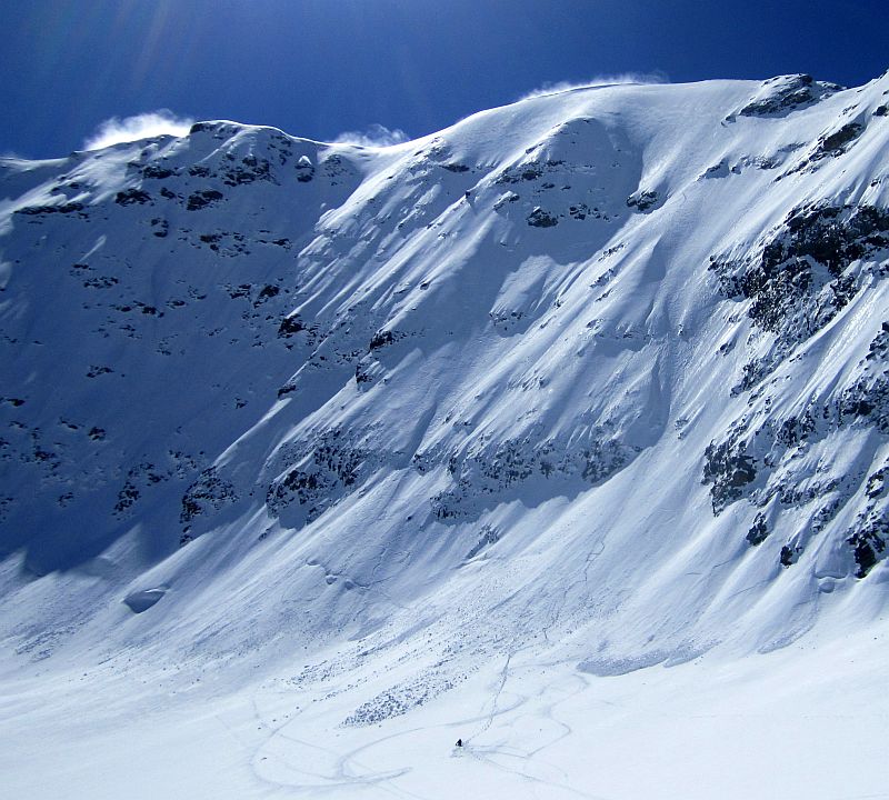 #15 Etat de la face après la descente Etat de la face après la descente