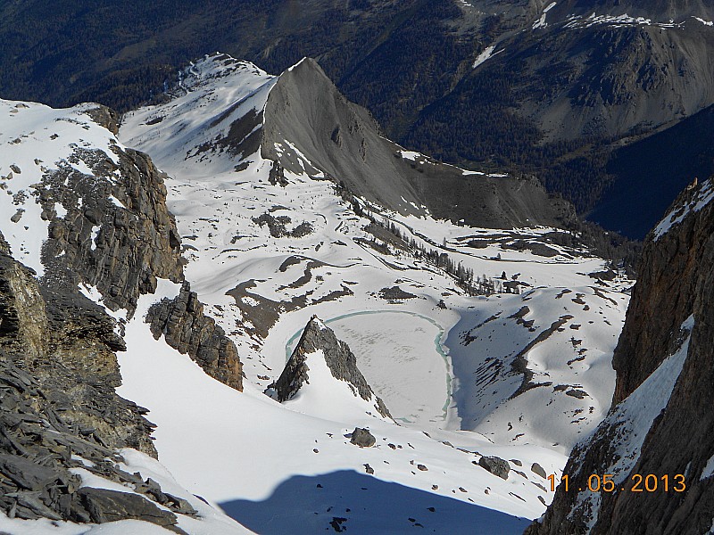 #6 lac st anne : vue du sommet superbe lac st anne : vue du sommet superbe