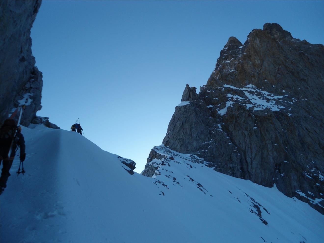 #11 Bréche de la Meije : arrivée à la brèche Bréche de la Meije : arrivée à la brèche