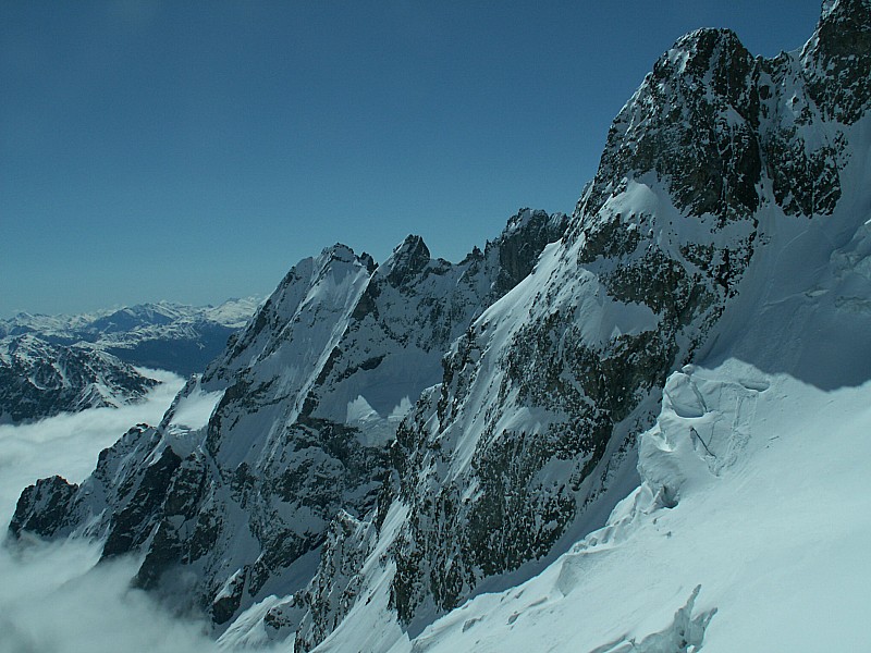 #44 glacier de l glacier de l'homme : Début descente