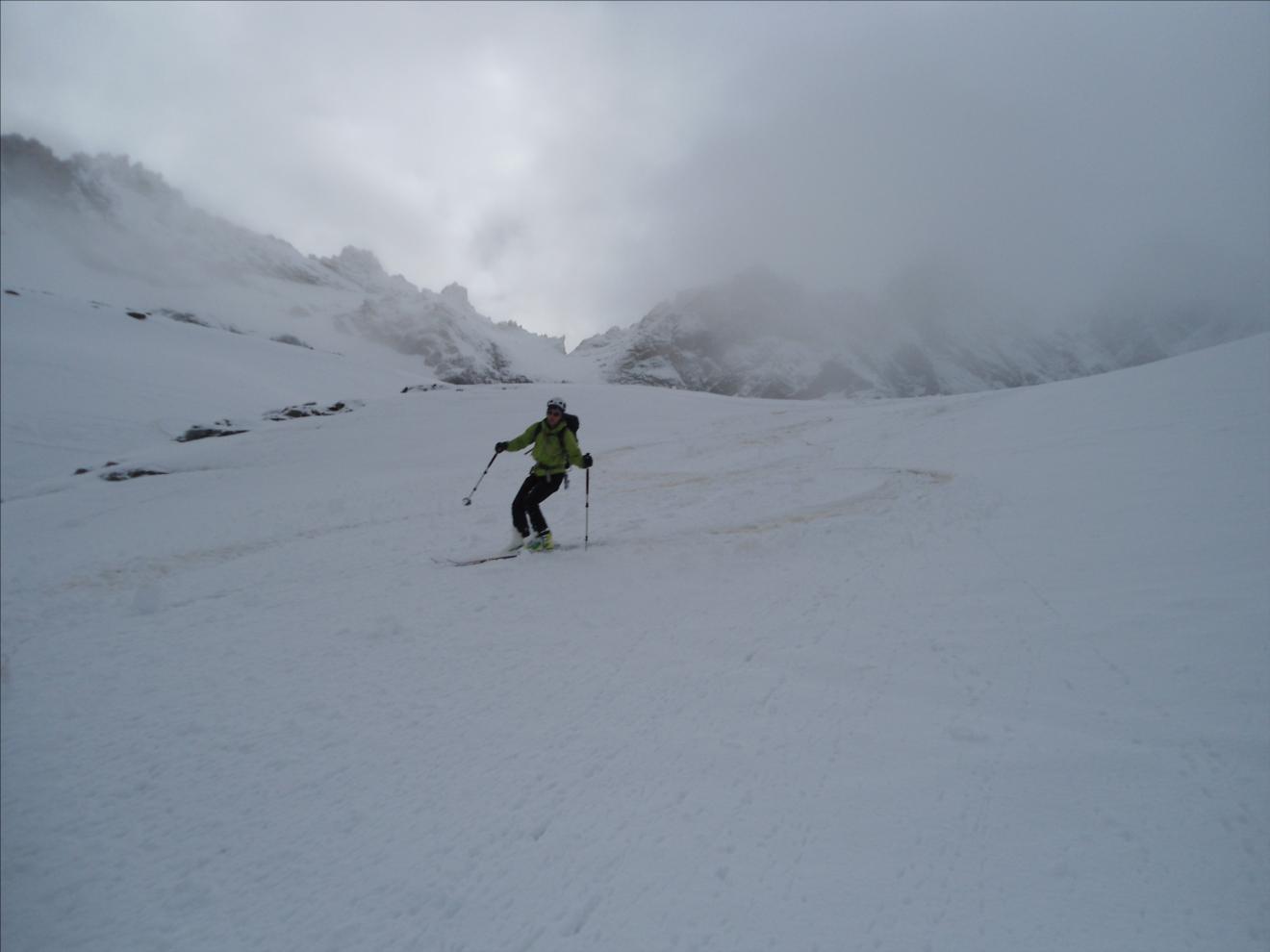 #6 Glacier de la Grande Ruine : Laurent en pleine action Glacier de la Grande Ruine : Laurent en pleine action