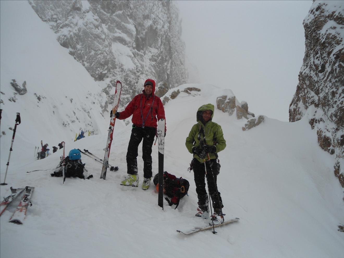 #4 Col de la casse déserte : il neige, keul temps ! Col de la casse déserte : il neige, keul temps !