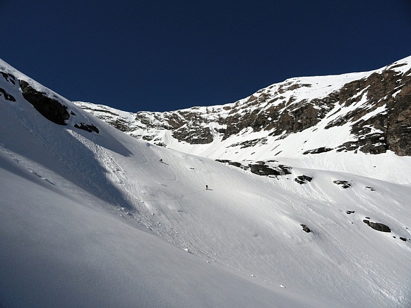 #5 Pointe de Charbonnel : La combe supérieure avant d Pointe de Charbonnel : La combe supérieure avant d'arriver sur le glacier