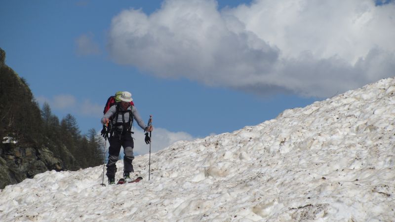 #12 Montee au ref des Bans : Neige molle, c Montee au ref des Bans : Neige molle, c'est plus facile