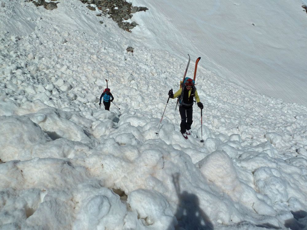 #3 Vallon des Etages : un exemple du terrain fréquemment rencontré ce jour Vallon des Etages : un exemple du terrain fréquemment rencontré ce jour