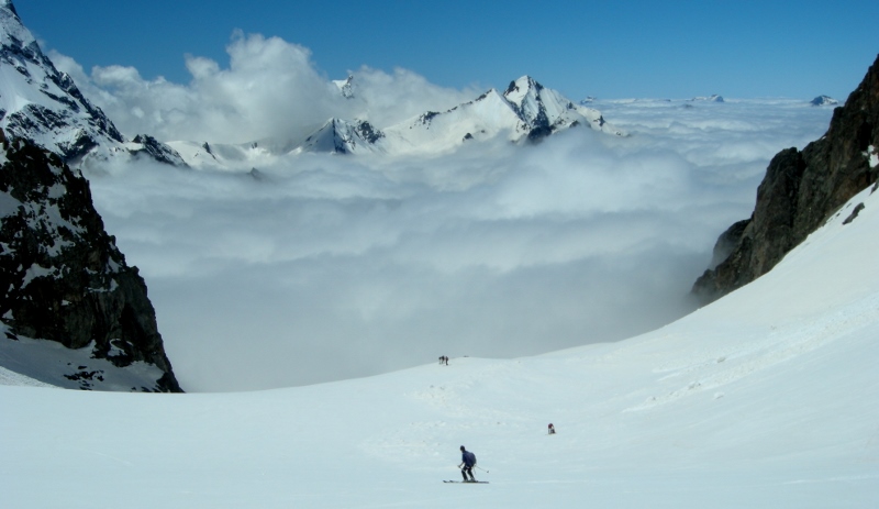 #12 descente du Jocelme : juste au-dessus du petit couloir descente du Jocelme : juste au-dessus du petit couloir