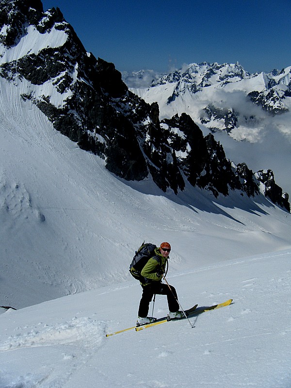 #23 montée Pas des Aupillous : dernière ligne droite (enfin, d montée Pas des Aupillous : dernière ligne droite (enfin, d'une conversion à l'autre au moins) avant le Pas des Aupillous