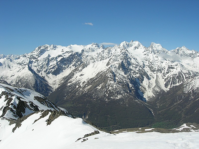 #9 pic Ombière : dôme du Monetier,Aneaux, Ecrins, tout y est. pic Ombière : dôme du Monetier,Aneaux, Ecrins, tout y est.