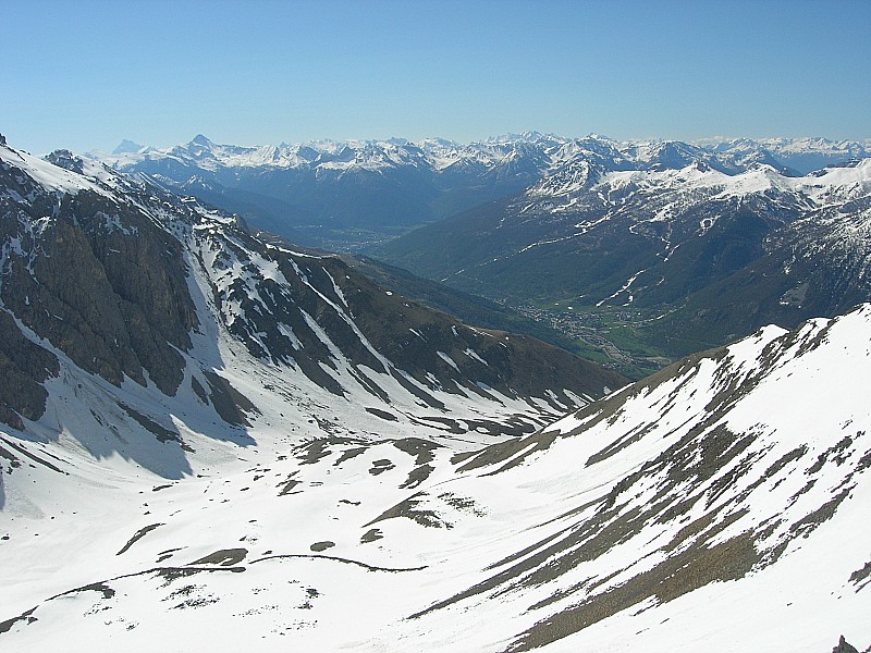 #8 pic Ombière : vallée de Guisanne et Briançon pic Ombière : vallée de Guisanne et Briançon