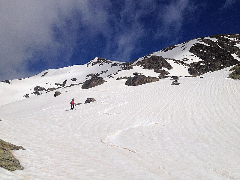#6 Bonne descente : sous le somet. Bonne descente : sous le somet.
