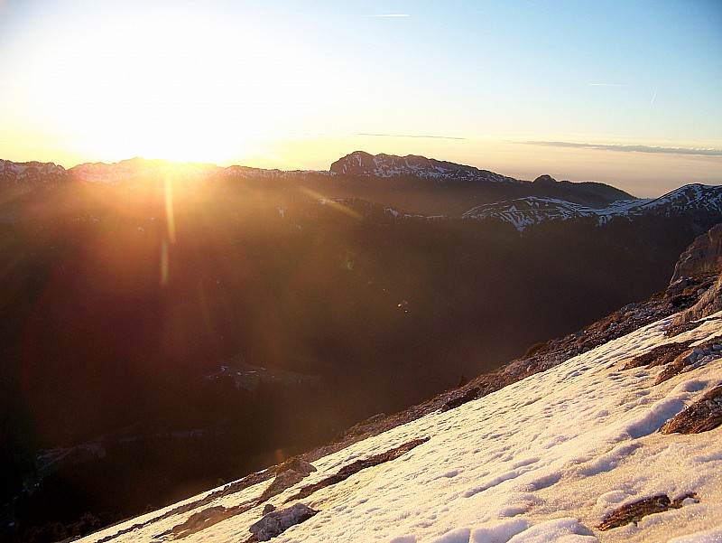 #3 Chamechaude : coucher de soleil sur la Chartreuse Chamechaude : coucher de soleil sur la Chartreuse