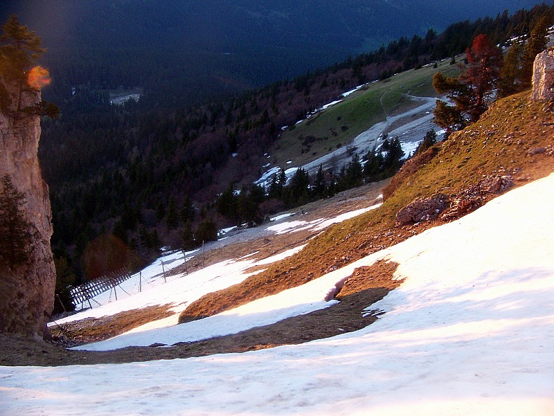 #5 Chamechaude : sous la rampe de l Chamechaude : sous la rampe de l'Ecureuil ça passe juste