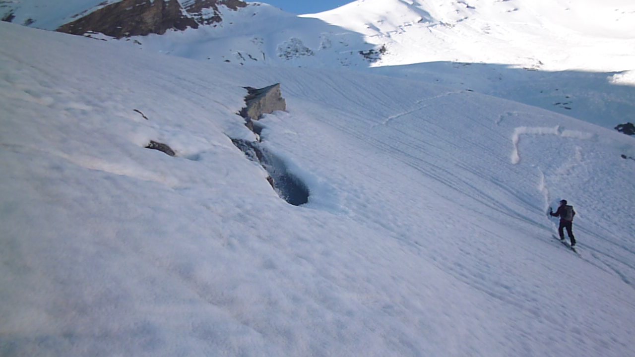 #3 Avalanche : Une autre plaque près du Grand Parpaillon Avalanche : Une autre plaque près du Grand Parpaillon