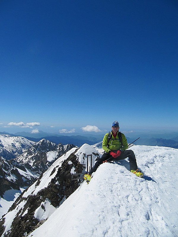 #5 Gelas : Moi meme à 3145m environ Gelas : Moi meme à 3145m environ