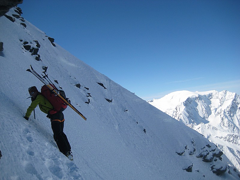 #25 08/05 : Traversee raide pour acceder au Plateau du Couloir 08/05 : Traversee raide pour acceder au Plateau du Couloir