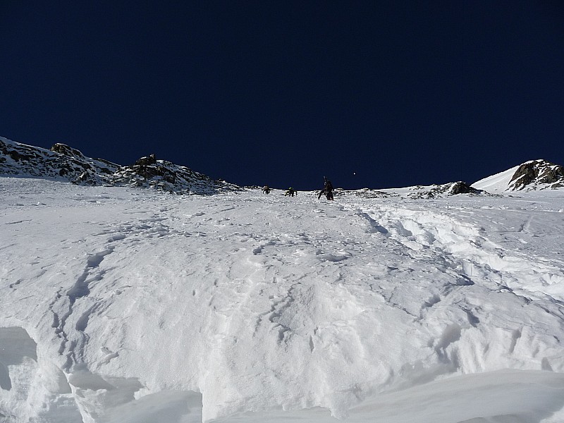 #7 Montée dans la face. : A part un peu de glace sur un passage ça se fait très bien. Montée dans la face. : A part un peu de glace sur un passage ça se fait très bien.