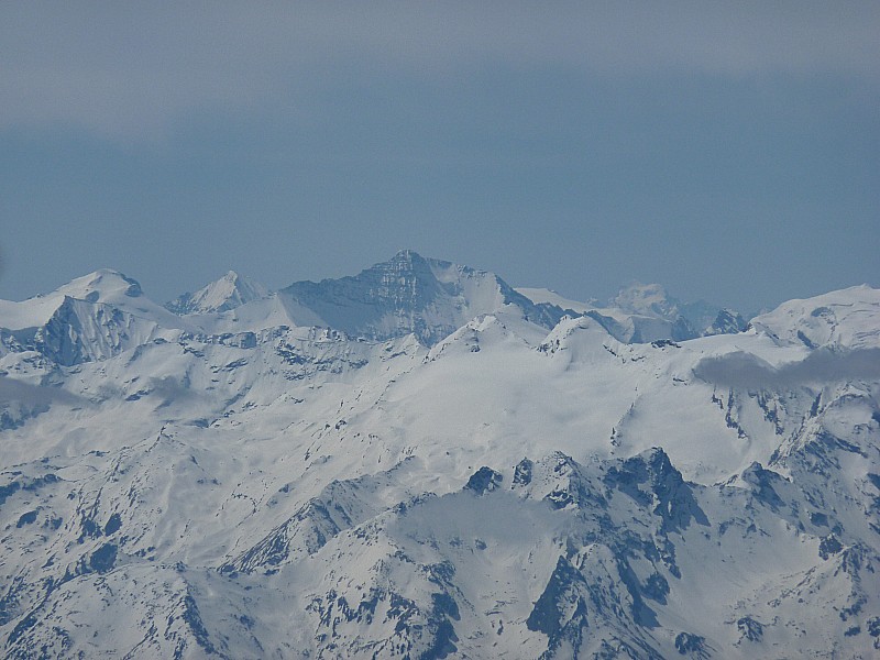 #16 Vanoise - Ecrins : Grande Motte, Grande Casse et même la Barre des Ecrins au fond Vanoise - Ecrins : Grande Motte, Grande Casse et même la Barre des Ecrins au fond