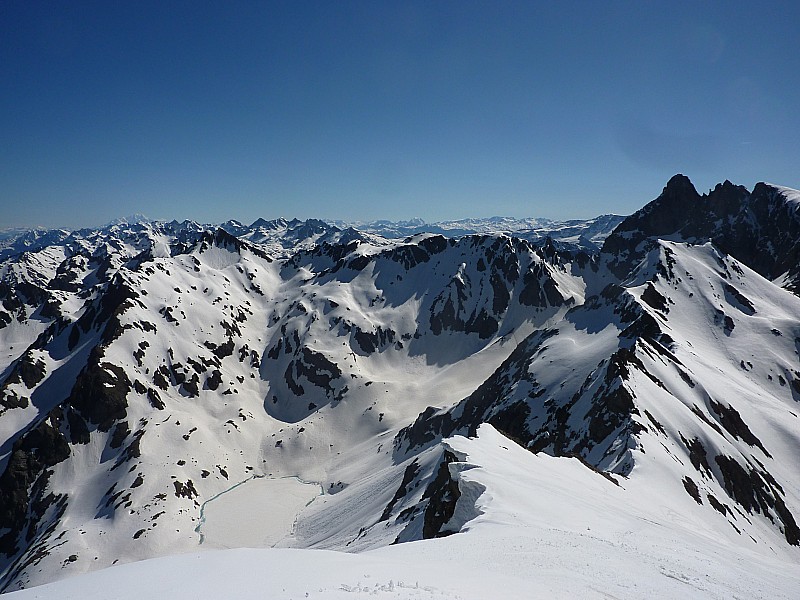 #7 Du Sommet de la Lance : vue sur Grd Pic, Lac et Mont blancs Du Sommet de la Lance : vue sur Grd Pic, Lac et Mont blancs