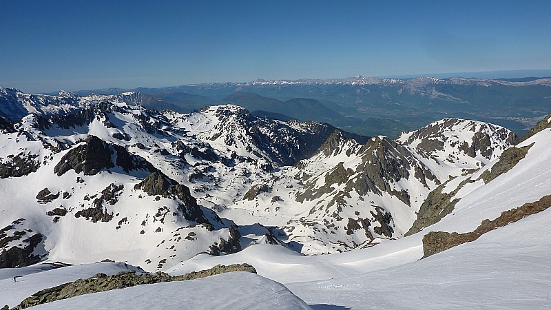 #5 Montée à la Grde Lance Domène : vue sur chamrousse et Grd Colon Montée à la Grde Lance Domène : vue sur chamrousse et Grd Colon