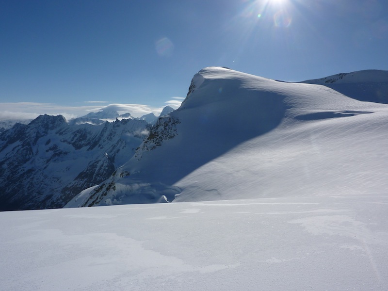 #28 pigne d pigne d'Arolla : Pigne vu du col de Brenay